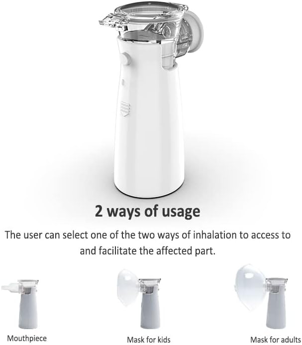 Nebulizer,Portable Mini Vaporizers Handheld Atomizers for Adults and Children, Home and Travel Use