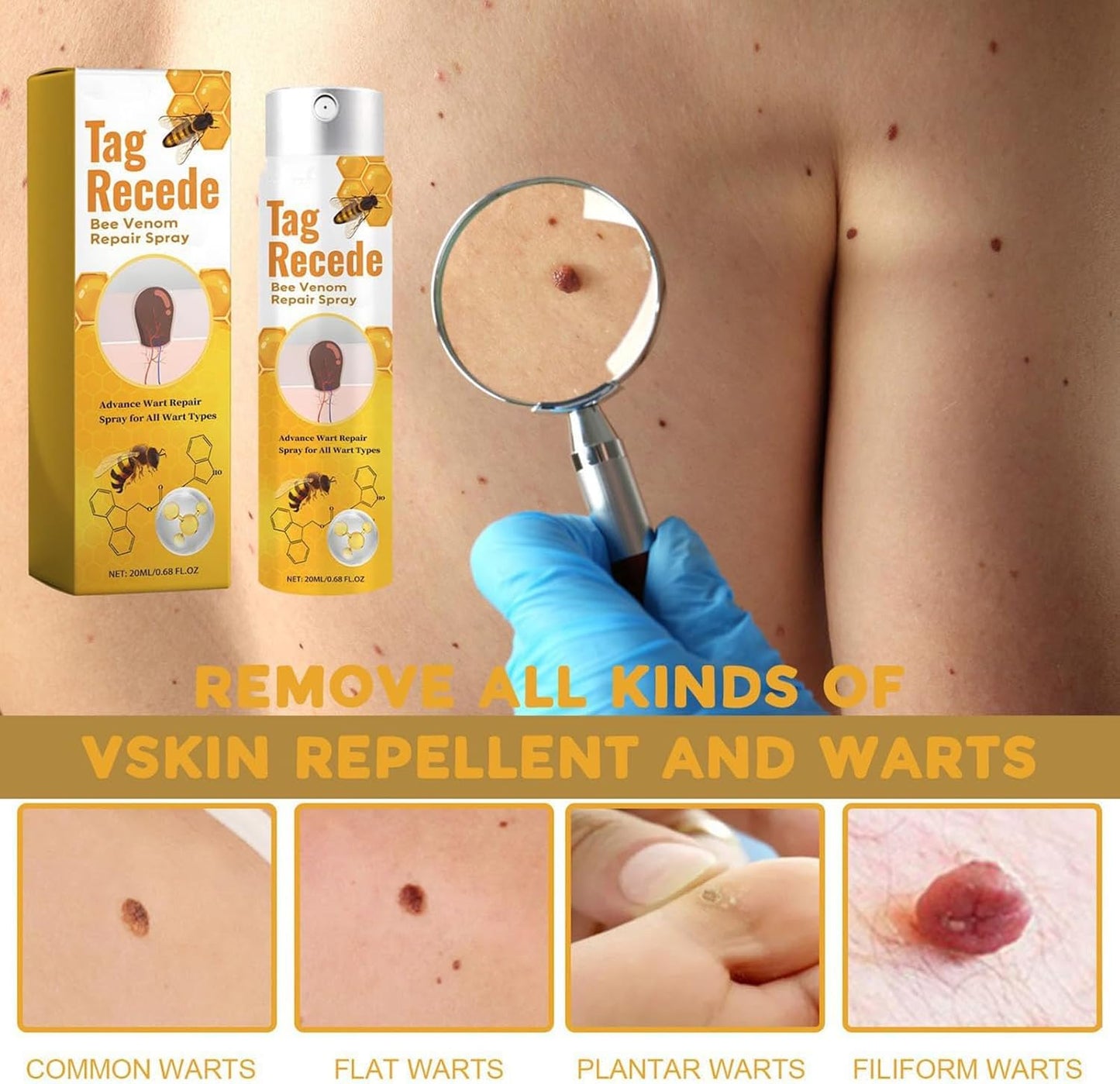 Tag Recede Bee Venom Treatment Spray (2pcs)