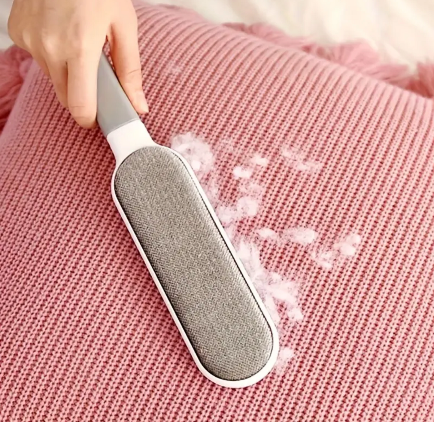 2pcs Multi-Functional Reusable Double-Sided Lint Brush for Clothes, Sofa, Furniture, Bedding, Carpet Cleaning
