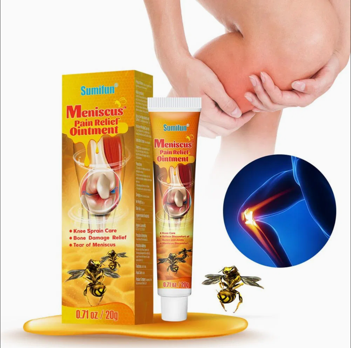 Sumifun Bee Venom Knee Pain Relief Cream (2pcs)