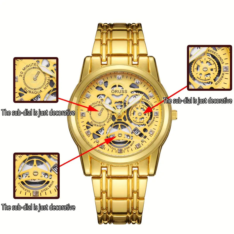Fashion Authentic Men's Watches Men's Watches Handsome Watch Hollow Set Watches Classic Fashion
