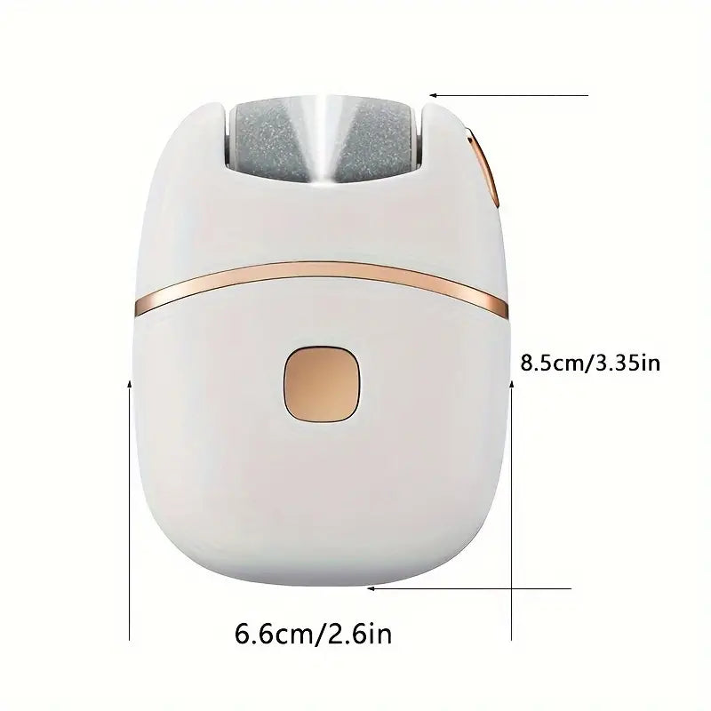 Electric Foot Scrubber with 5 Grinding Heads, Home Automatic Foot Scrubber for Dead Skin Removal, Callus Removal, Foot Beauty and Foot Repair