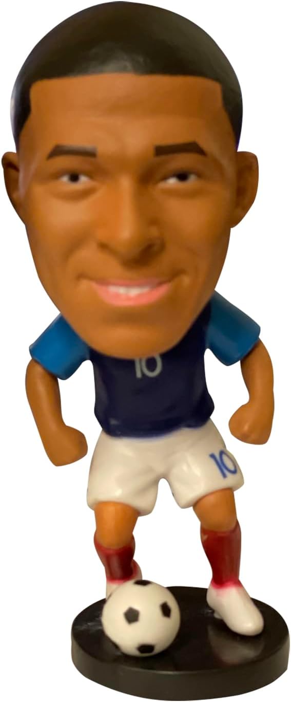 Soccer Star, Football Player, Bobble Head, Toy Model Doll, 10cm PVC for Football Lovers