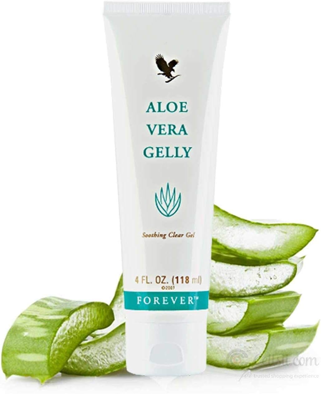 Aloe Vera Gelly 100% Stabilized Aloe Vera Gel (2 Pack),4 fl. oz.