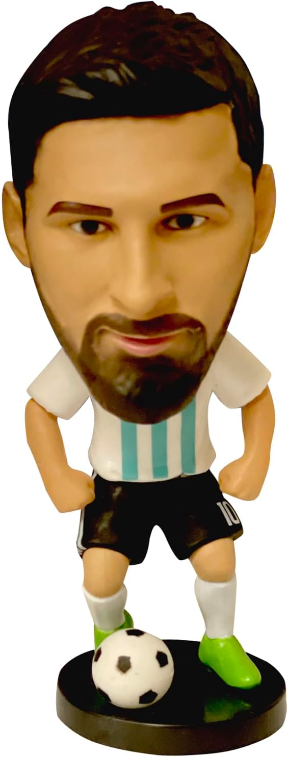 Soccer Star, Football Player, Bobble Head, Toy Model Doll, 10cm PVC for Football Lovers