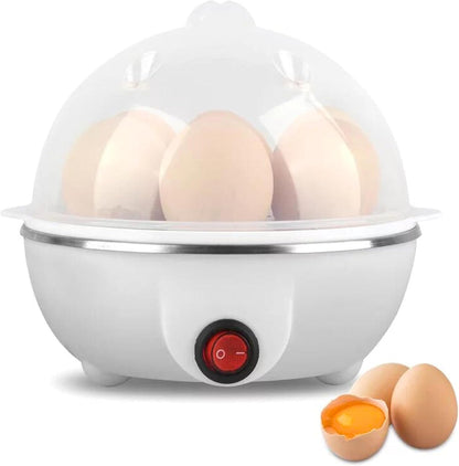 Egg Cooker, 350W Electric Egg Beater, White Egg Steamer, 7 Egg Volume Steamed