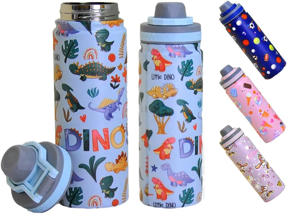 Water Bottle for Kids 500ML Water Bottle for Kids School Stainless Steel Water Bottle