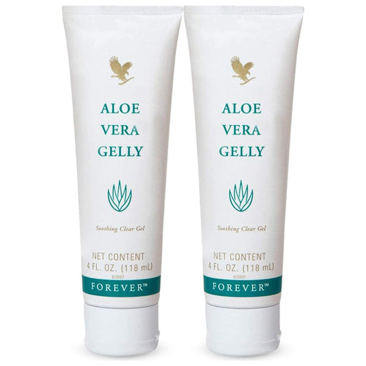 Aloe Vera Gelly 100% Stabilized Aloe Vera Gel (2 Pack),4 fl. oz.