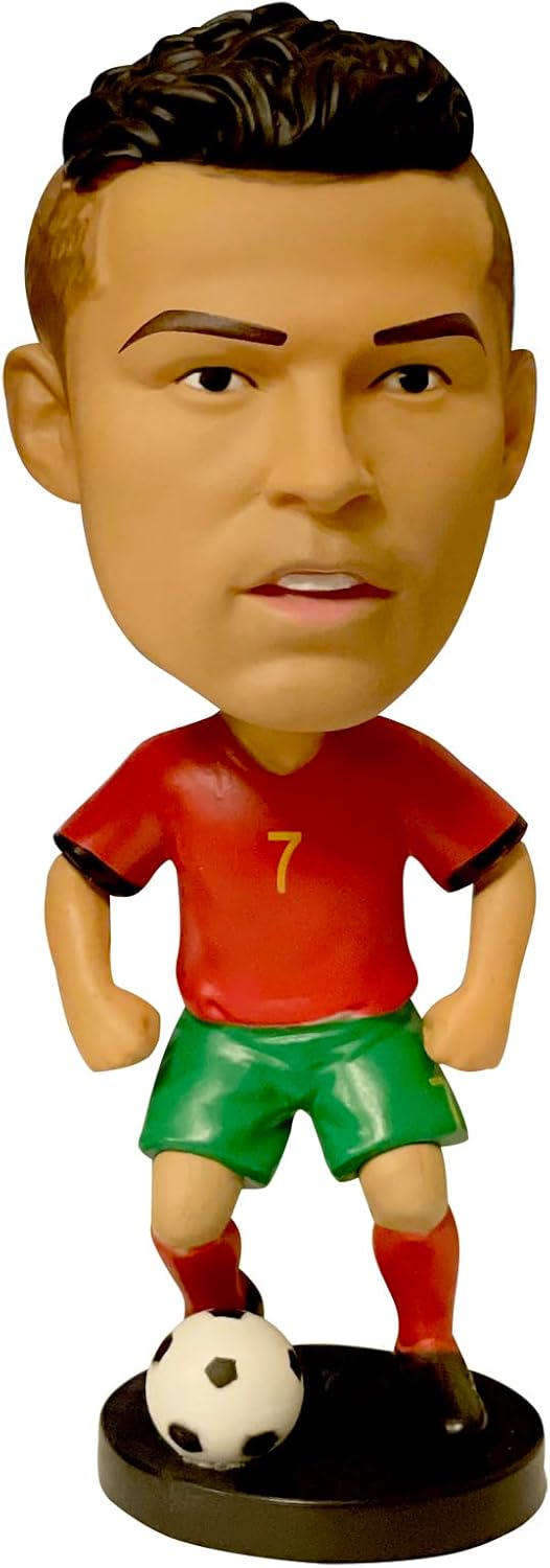 Soccer Star, Football Player, Bobble Head, Toy Model Doll, 10cm PVC for Football Lovers