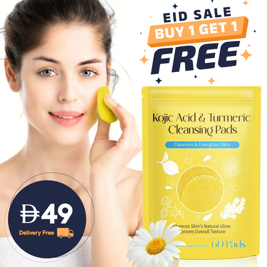 Kojic Acid & Turmeric Cleansing Pads for Face 2pcs