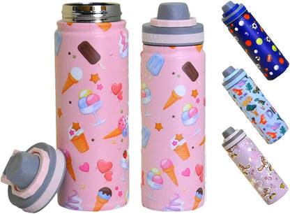 Water Bottle for Kids 500ML Water Bottle for Kids School Stainless Steel Water Bottle