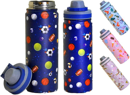 Water Bottle for Kids 500ML Water Bottle for Kids School Stainless Steel Water Bottle