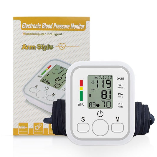 Electronic Rechargeable Intelligent Voice Wrist Digital Blood Pressure Monitor