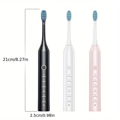 Smart Electric Toothbrush for Adults with 6 Vibration Modes